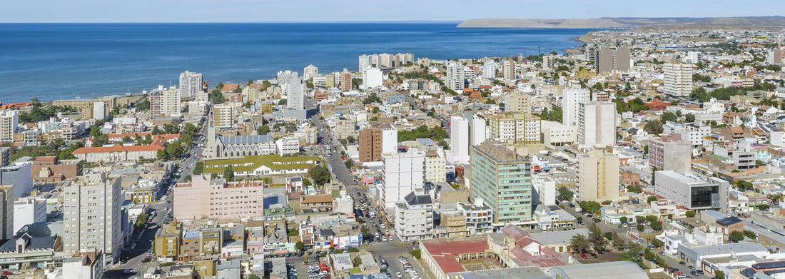 Noah Jigsaw Puzzle Aerial view of Comodoro Rivadavia city, Argentina, panorama Panorama 1000 Pieces