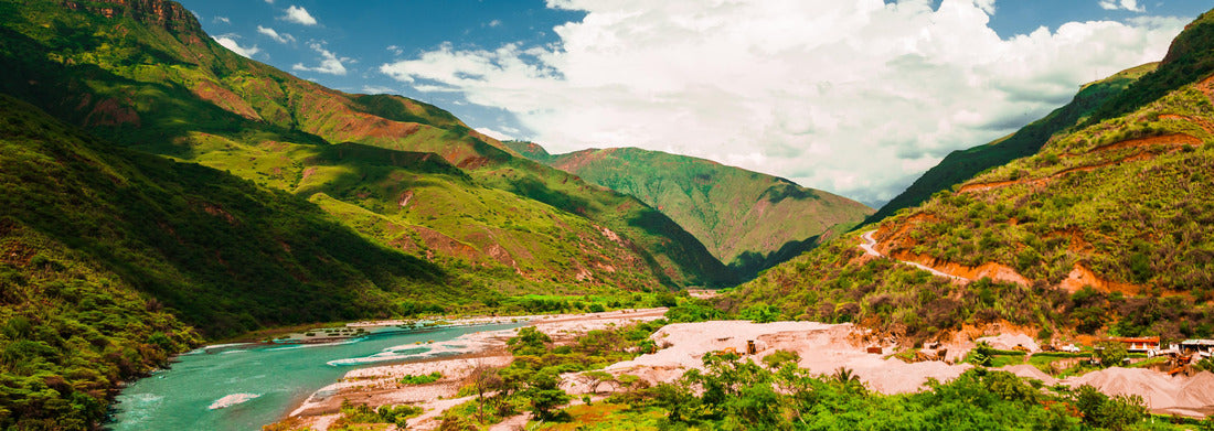 gorge in Chicamocha National Park in Colombia, 1000pc Panoramic Puzzle