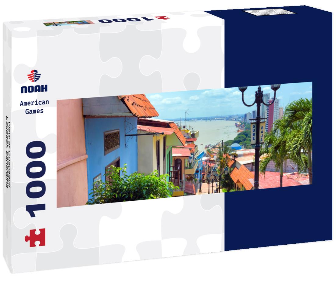 Noah Jigsaw Puzzle View of Guayaquil, Ecuador, panorama Panorama 1000 Pieces