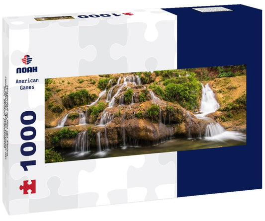 Noah Jigsaw Puzzle Waterfall at Rio do Peixe near Bonito, Mato Grosso do Sul, Brazil, panorama Panorama 1000 Pieces