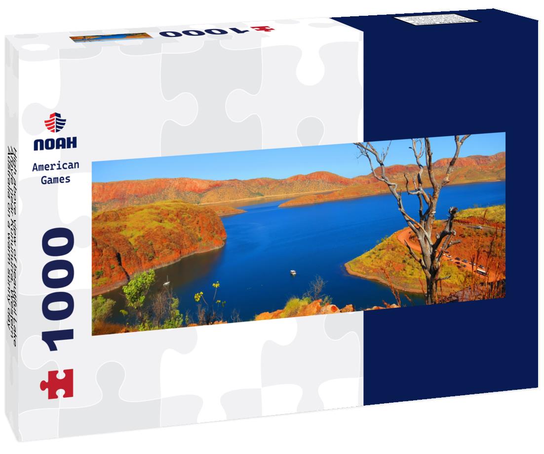 Noah Jigsaw Puzzle High above view of beautiful Lake Argyle near Kununurra, Western Australia on a warm sunny day with blue sky, panorama Panorama 1000 Pieces