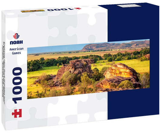Noah Jigsaw Puzzle Exploring Ubirr Rock at golden hour in Kakadu National Park, Northern Territory, Australia, panorama Panorama 1000 Pieces