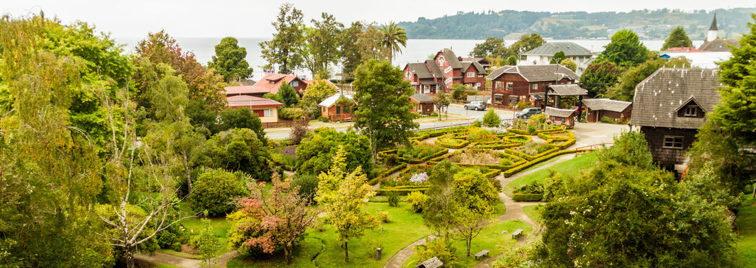 Noah Jigsaw Puzzle View of Frutillar village, Chile, panorama Panorama 1000 Pieces
