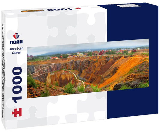 Noah Jigsaw Puzzle Falun, Sweden - Mining area of the Great Copper Mountain, UNESCO World Heritage Site. They are an outstanding example of a technological ensemble with a historic industrial landscape, panorama Panorama 1000 Pieces