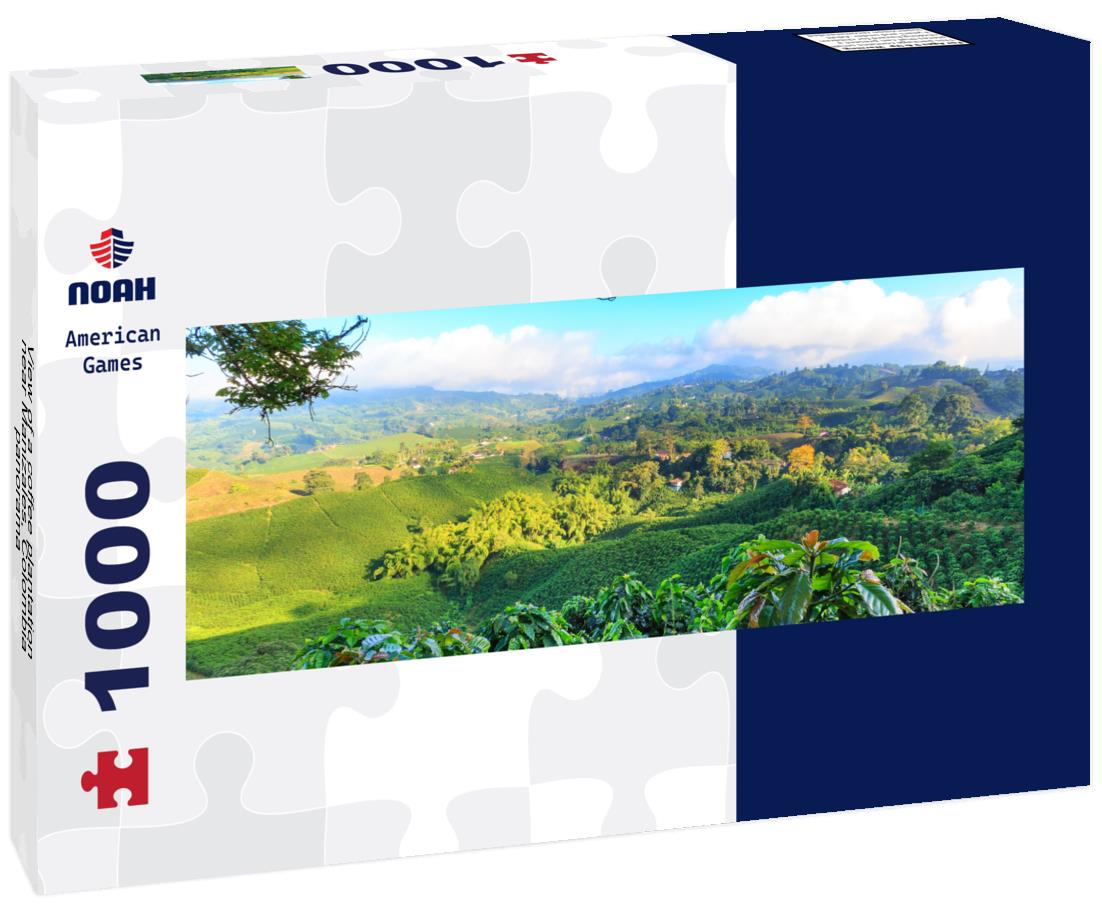 Noah Jigsaw Puzzle View of a coffee plantation near Manizales, Colombia, panorama Panorama 1000 Pieces