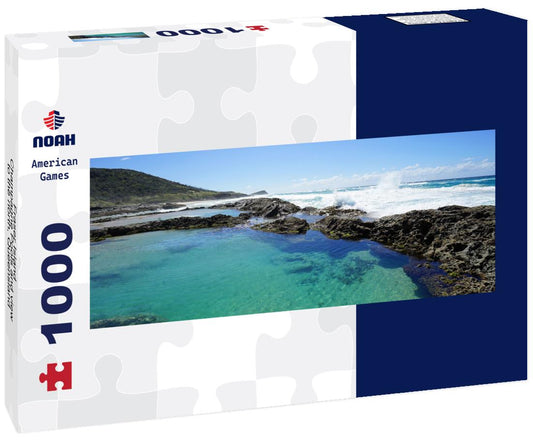 Noah Jigsaw Puzzle Fraser Island - Champagne Pools and view to the north, Queensland, Australia, Panorama Panorama 1000 Pieces