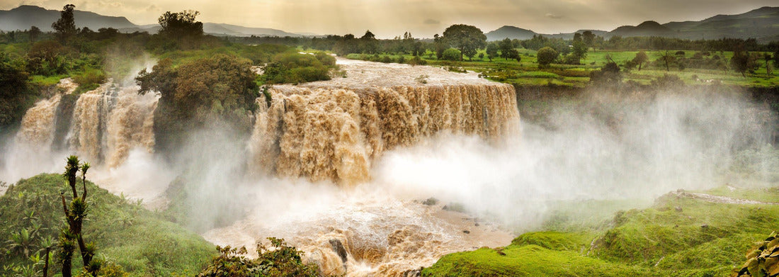 Noah Jigsaw Puzzle Blue Nile, waterfalls, Tis Issat, Ethiopia, Africa, panorama Panorama 1000 Pieces