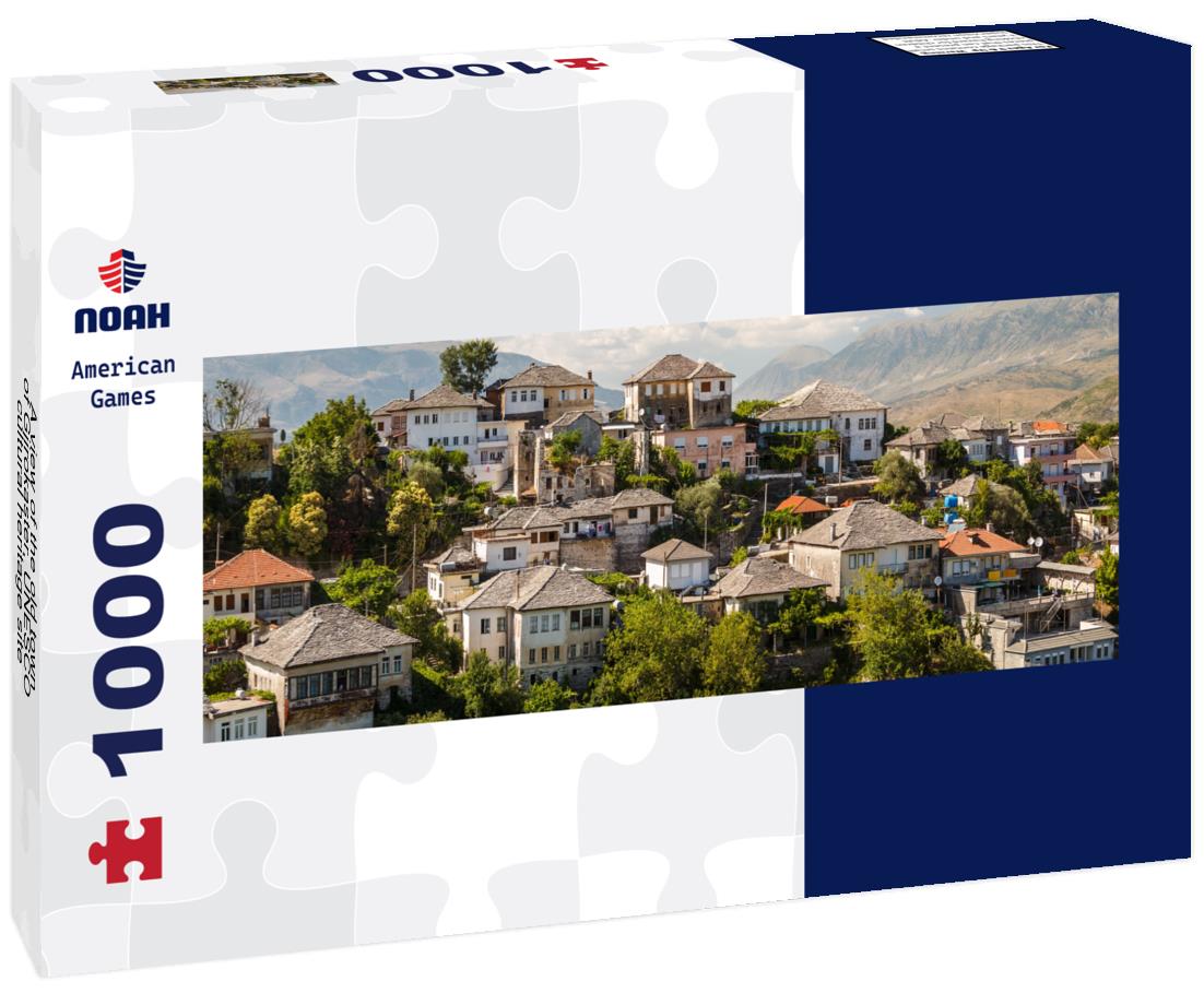 Noah Jigsaw Puzzle A view of the old town of Gjirokaster, UNESCO cultural heritage site, Albania, Panorama Panorama 1000 Pieces