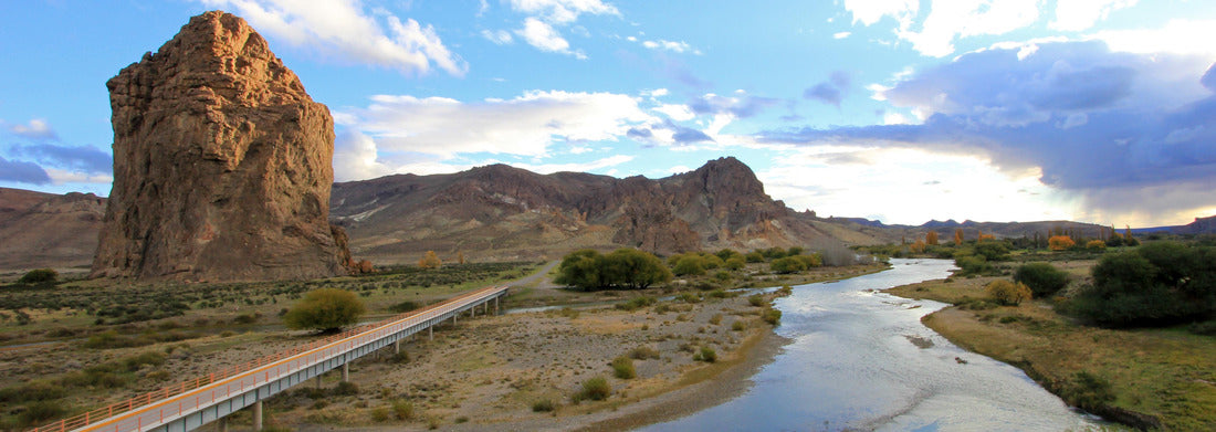 Noah Jigsaw Puzzle Piedra Parada monolith in the Chubut Valley, along Route 12, Chubut, Argentina, panorama Panorama 1000 Pieces