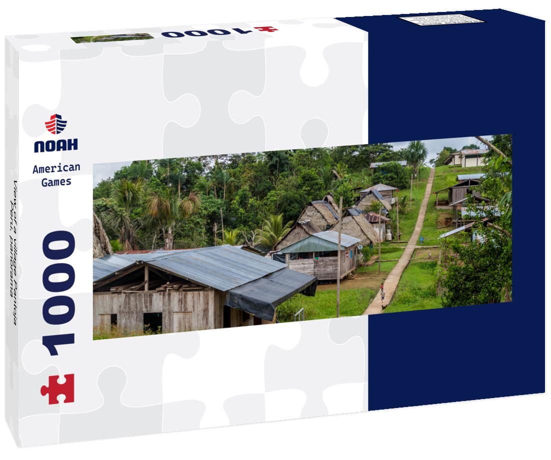 Noah Jigsaw Puzzle View of a village Pantoja, Peru, panorama Panorama 1000 Pieces