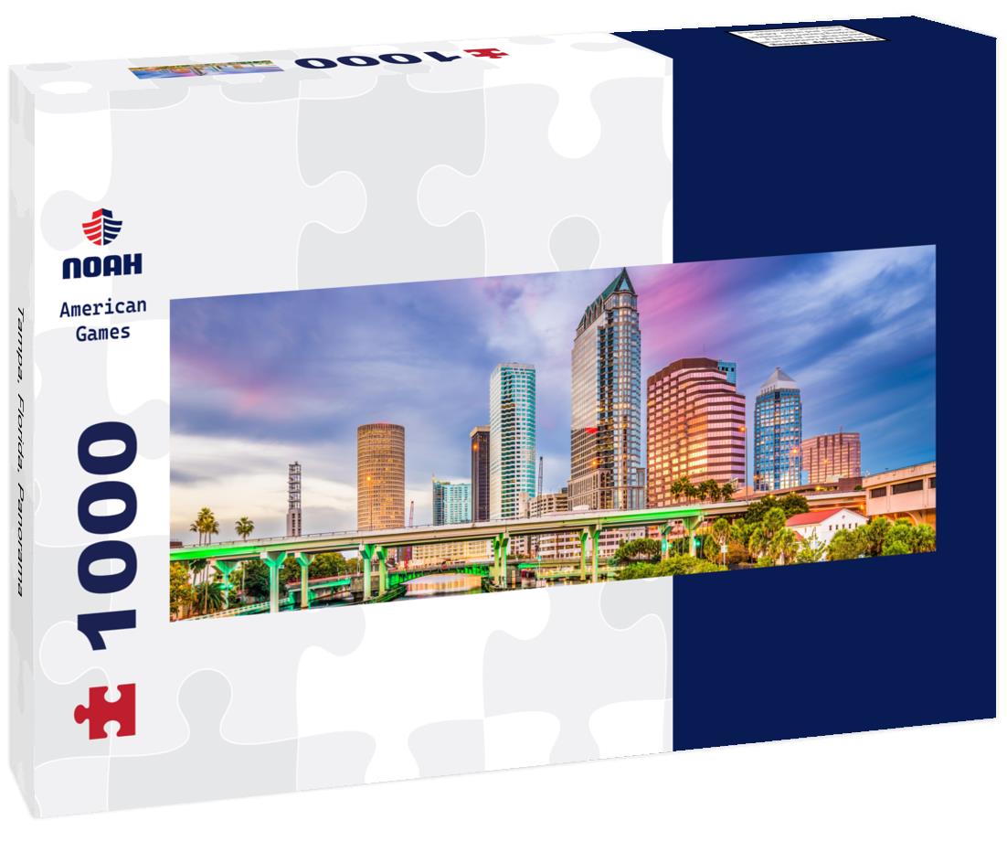 Noah Jigsaw Puzzle Tampa, Florida, Panorama Panorama 1000 Pieces