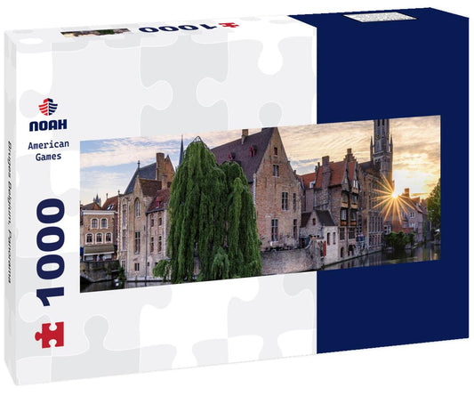 Noah Jigsaw Puzzle Bruges Belgium, Panorama Panorama 1000 Pieces
