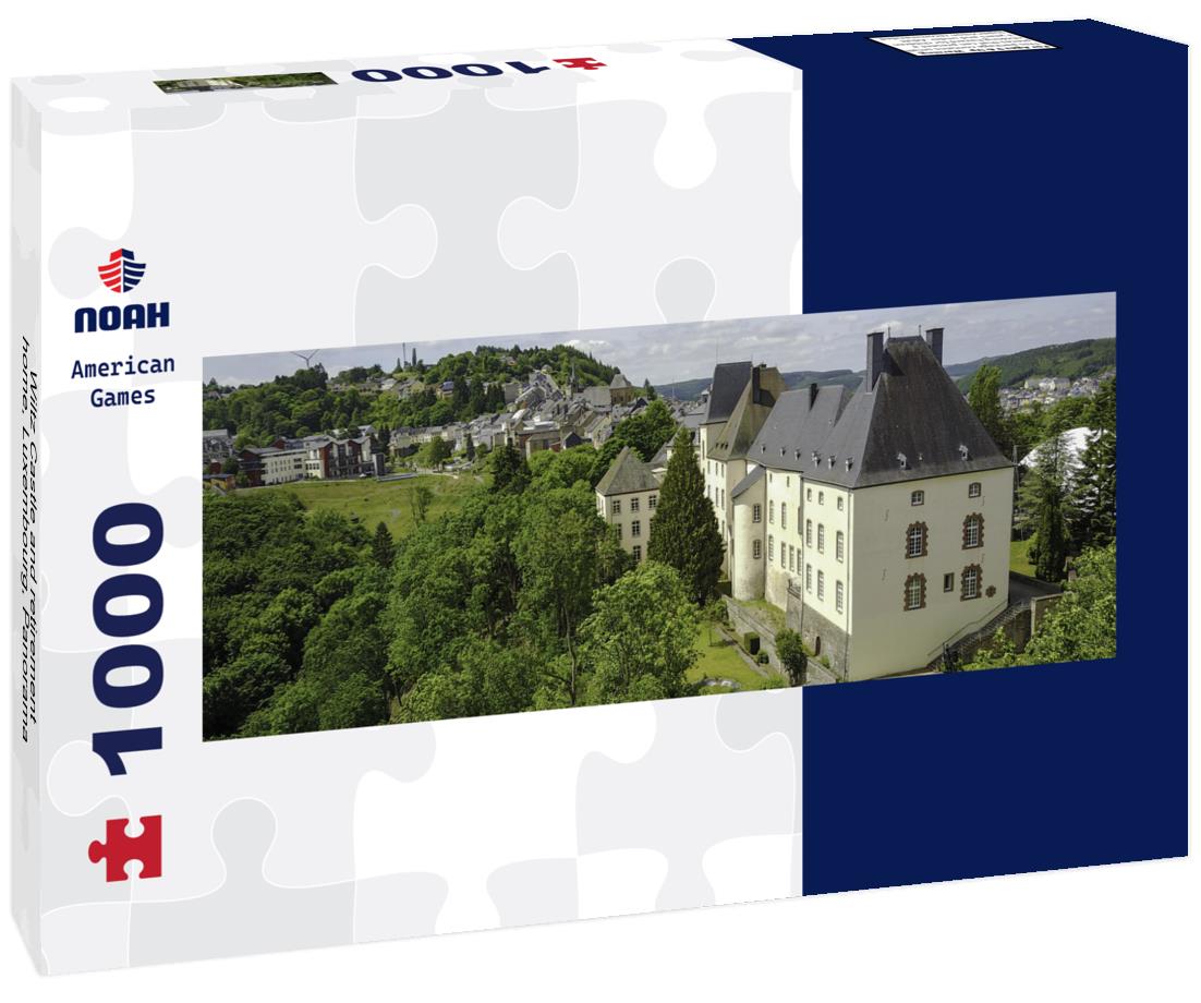 Wiltz Castle and retirement home, Luxembourg, 1000pc Panoramic Puzzle
