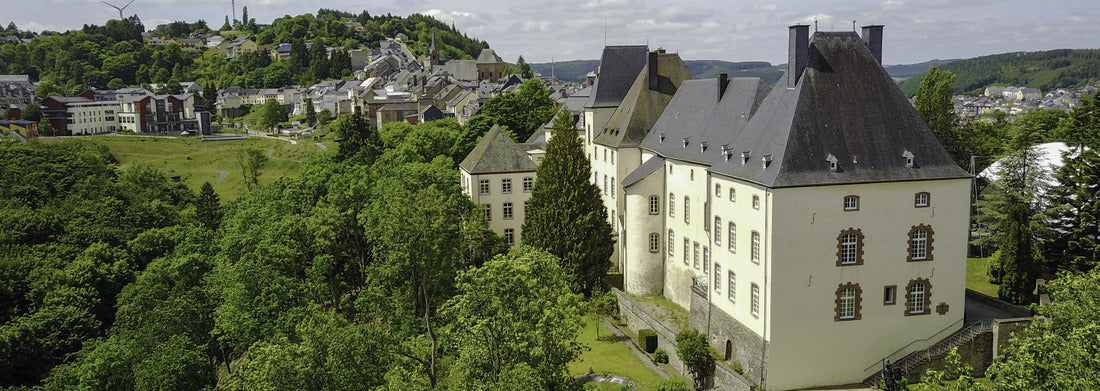 Wiltz Castle and retirement home, Luxembourg, 1000pc Panoramic Puzzle