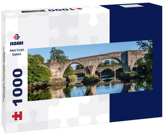 Noah Jigsaw Puzzle Bridge reflection in Stirling, Scotland Highlands, Panorama Panorama 1000 Pieces