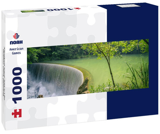 Noah Jigsaw Puzzle Xiaoqikong scenic area in Libo, Guizhou, China, panorama Panorama 1000 Pieces