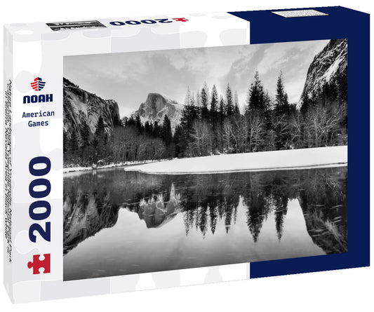 Noah Jigsaw Puzzle Nature Landscape of Yosemite National Park, California, USA.Yosemite National Park is in Sierra Nevada Area in black white 2000 pieces
