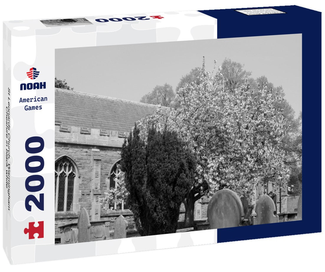 St Leonards Church, Warmingham, Cheshire 2000pc PuzzleBlack and White