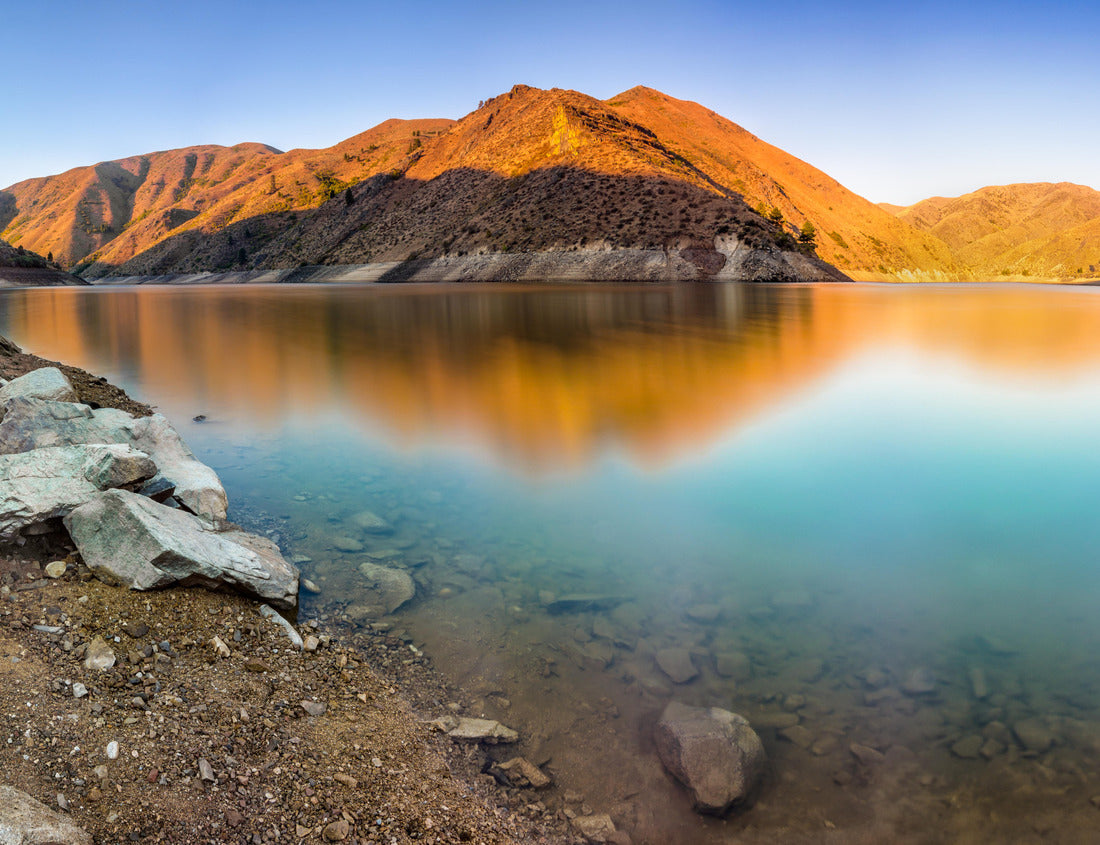 Noah Jigsaw Puzzle The first sunlight hits the mountains in Lucky Peak State Park, just outside Boise, Idaho 1000 Pieces