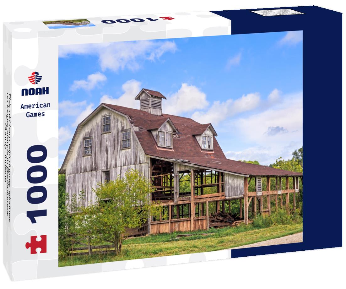 Noah Jigsaw Puzzle This old barn with dormer windows no longer stands in Bartholomew County, Indiana 1000 Pieces