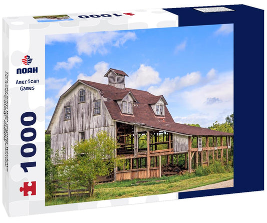 Noah Jigsaw Puzzle This old barn with dormer windows no longer stands in Bartholomew County, Indiana 1000 Pieces