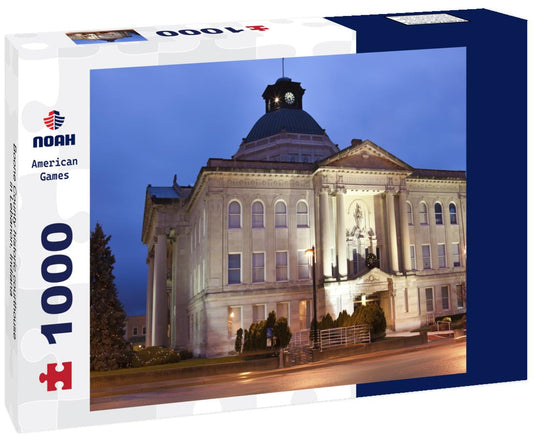 Noah Jigsaw Puzzle Boone County historic courthouse in Lebanon, Indiana 1000 Pieces