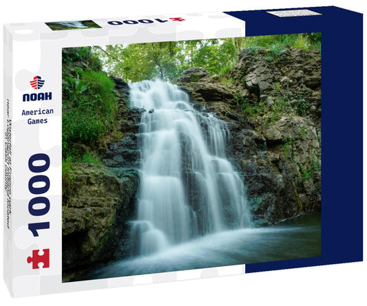 Noah Jigsaw Puzzle Waterfall at France park near Logansport Indiana located in Cass county 1000 Pieces