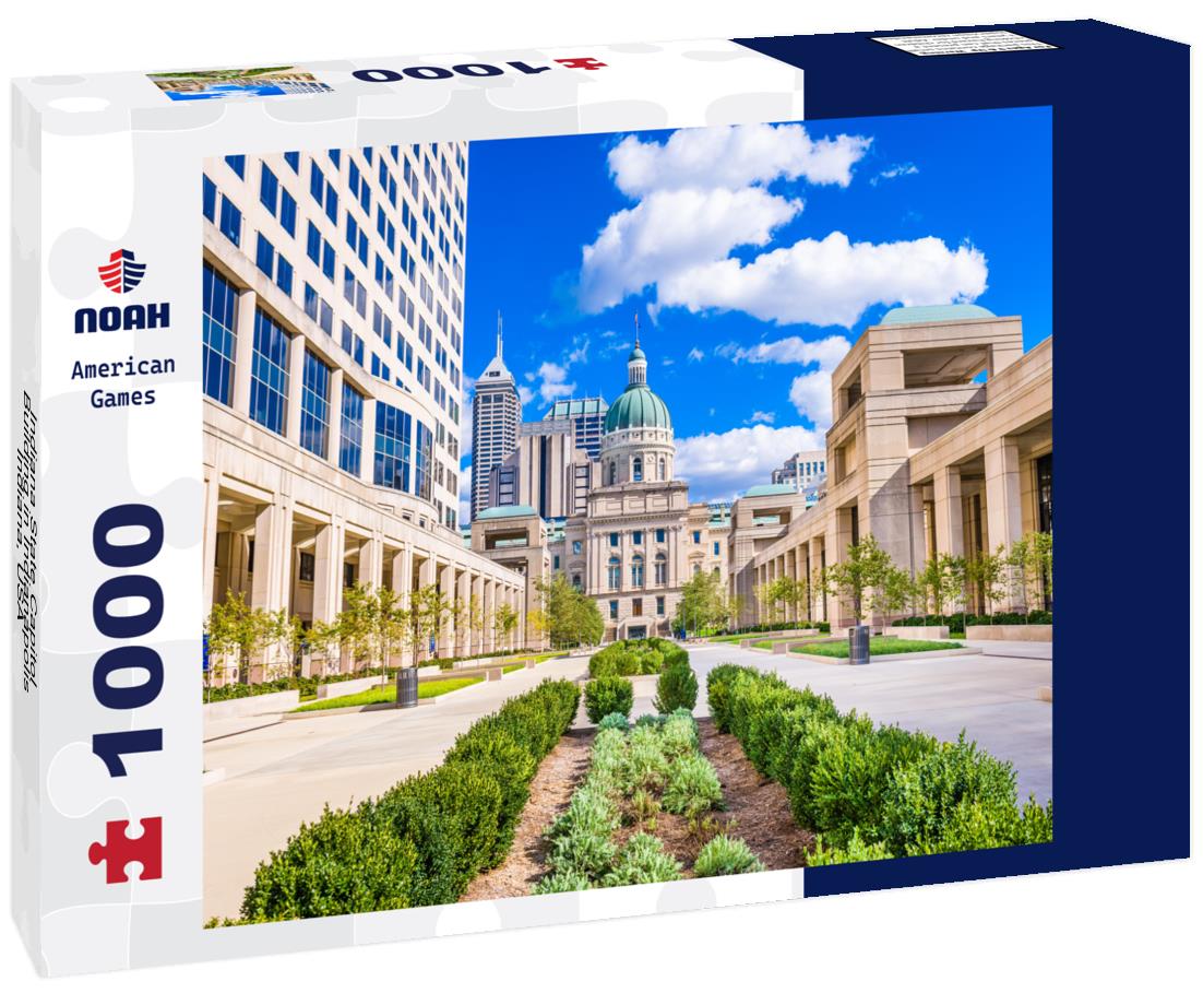 Noah Jigsaw Puzzle Indiana State Capitol Building in Indianapolis, Indiana, USA 1000 Pieces