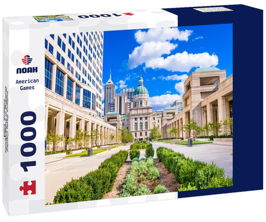 Noah Jigsaw Puzzle Indiana State Capitol Building in Indianapolis, Indiana, USA 1000 Pieces