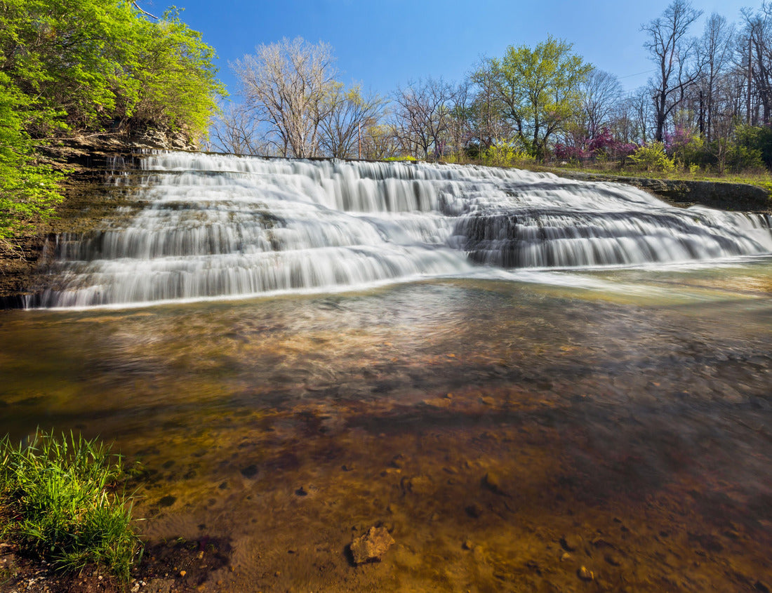 Noah Jigsaw Puzzle Richmond Indiana's Thistlethwaite Falls cascades over rocky ledges 1000 Pieces