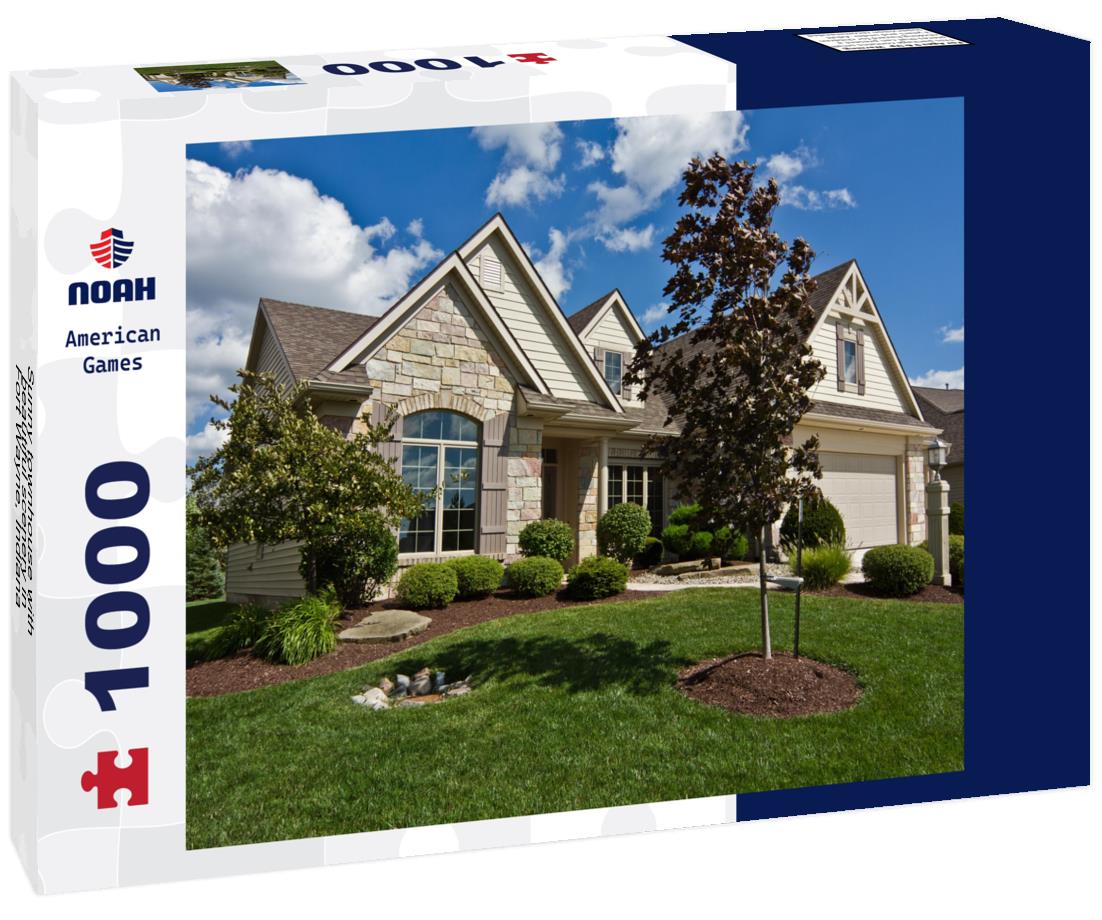 Noah Jigsaw Puzzle Sunny townhouse with beautiful scenery in Fort Wayne, Indiana 1000 Pieces
