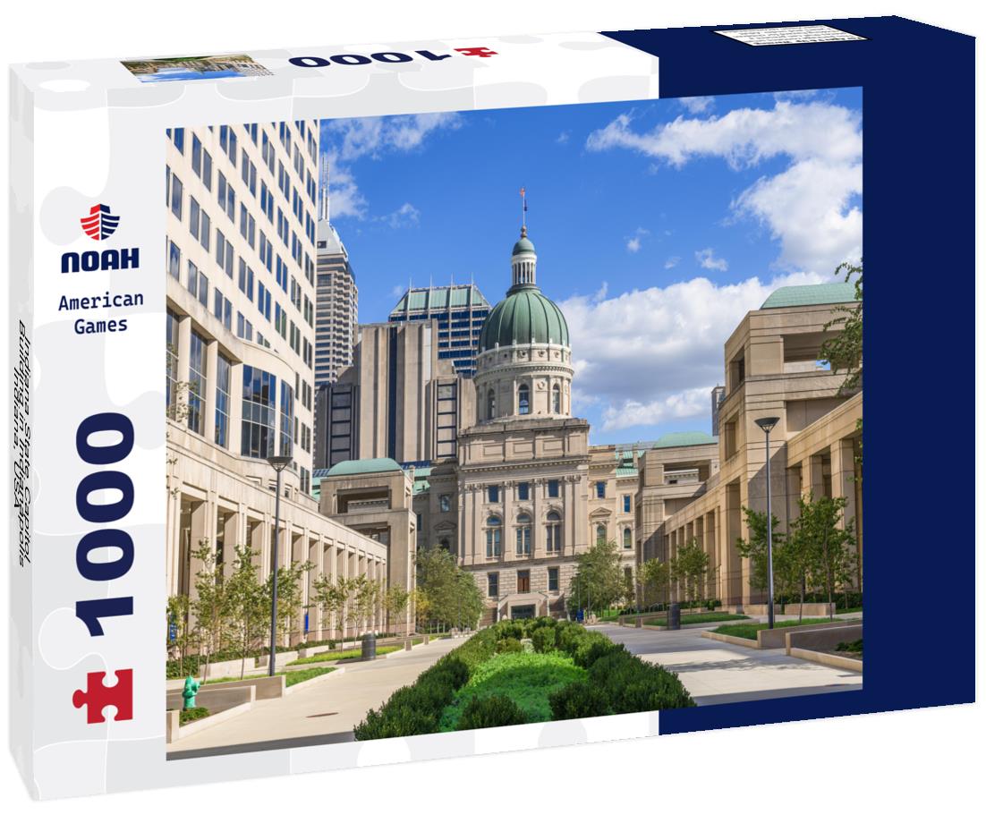 Noah Jigsaw Puzzle Indiana State Capitol Building in Indianapolis, Indiana, USA 1000 Pieces