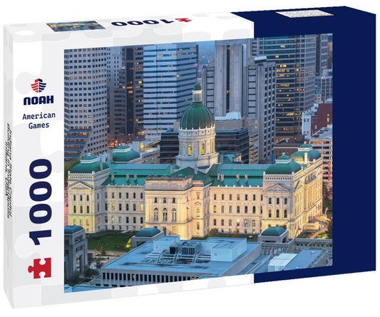 Noah Jigsaw Puzzle Indiana State Capitol Building in Indianapolis, Indiana, USA 1000 Pieces