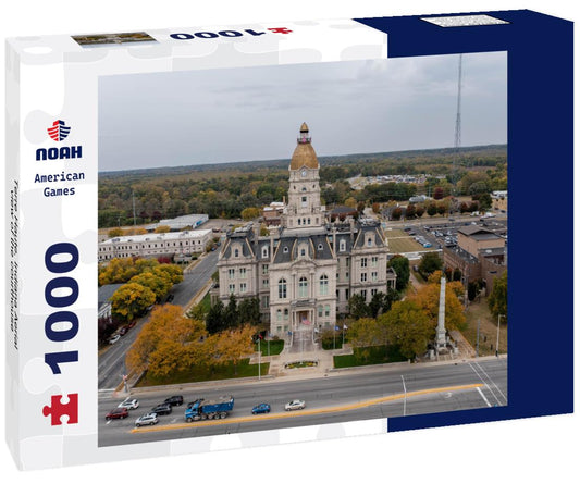 Noah Jigsaw Puzzle Terre Haute, Indiana Aerial view of the courthouse 1000 Pieces
