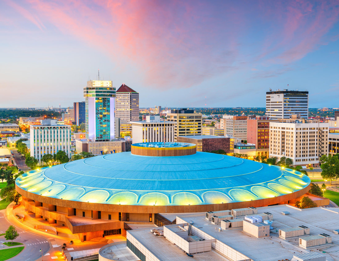 Wichita, Kansas, USA downtown skyline at sunset 1000pc Puzzle