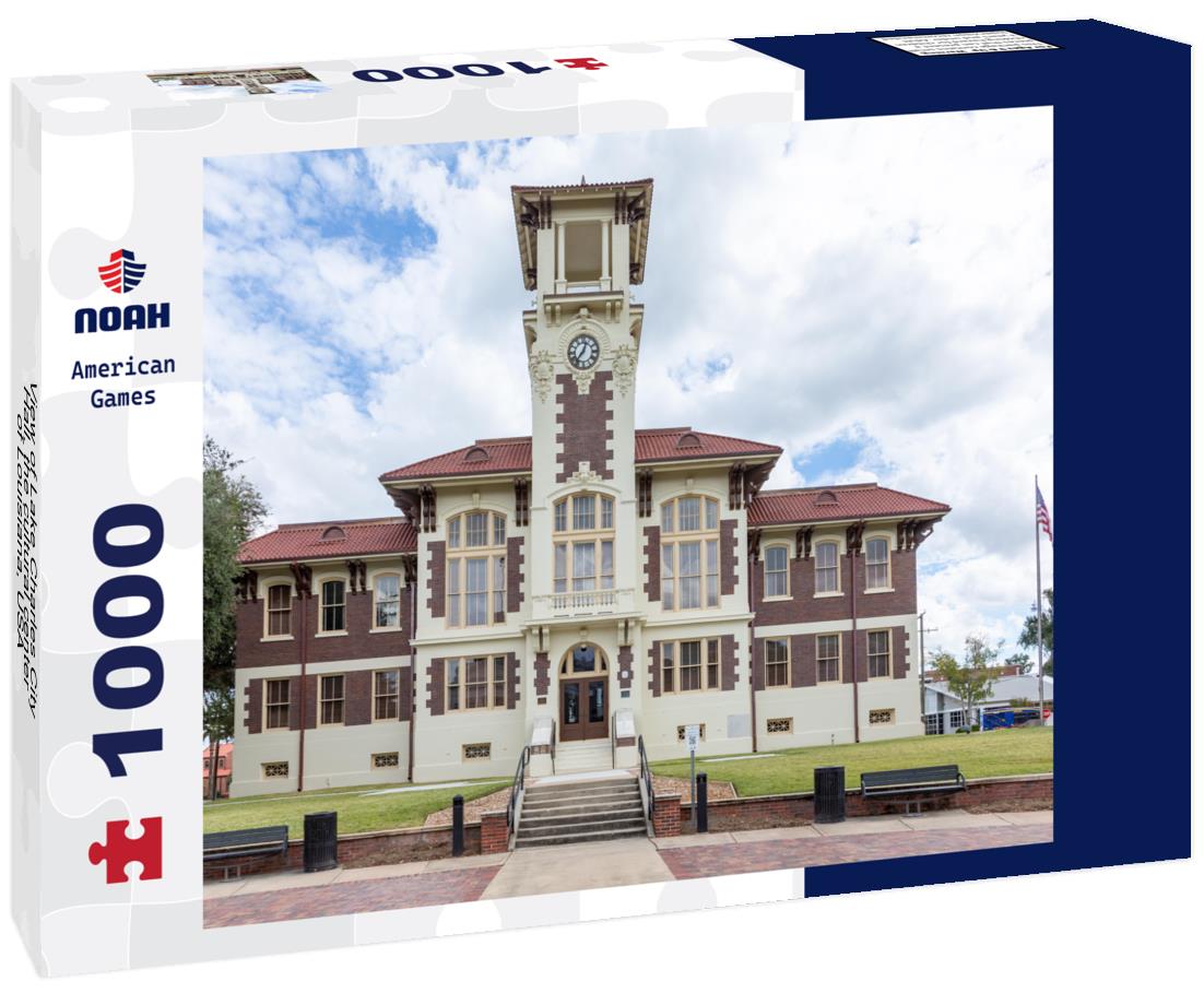 Noah Jigsaw Puzzle View of Lake Charles City Hall, the cultural center of Louisiana, USA 1000 Pieces