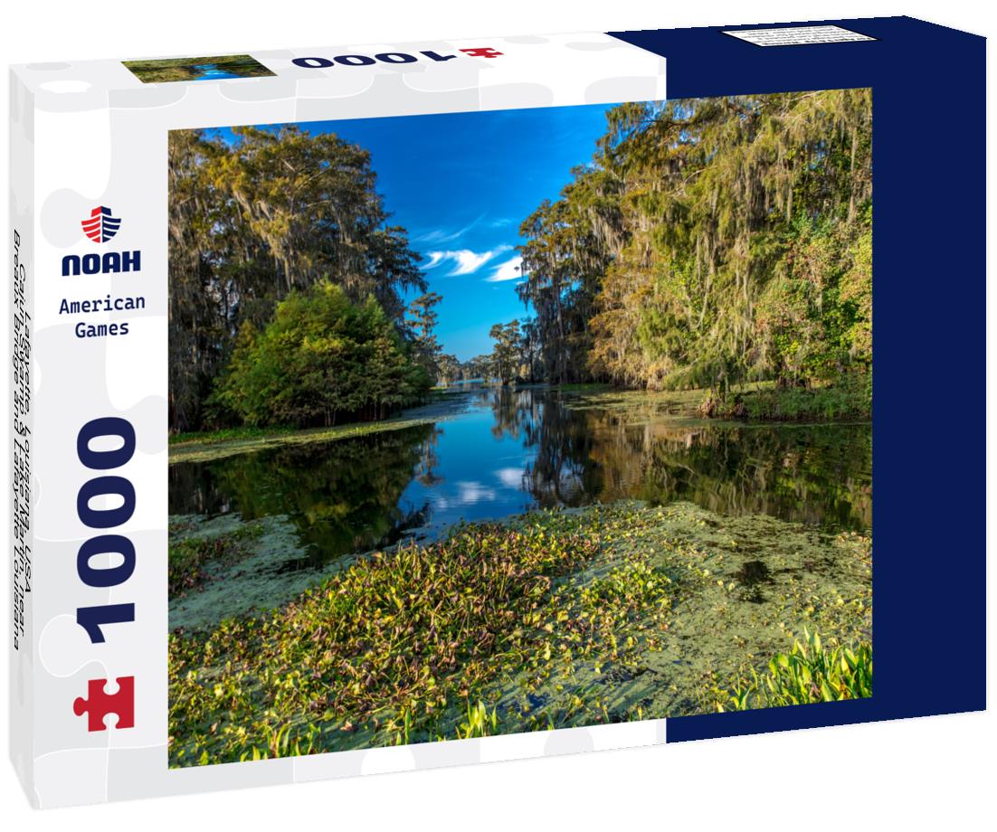 Noah Jigsaw Puzzle Lafayette, Louisiana, USA - Cajun Swamp & Lake Martin, near Breaux Bridge and Lafayette Louisiana 1000 Pieces