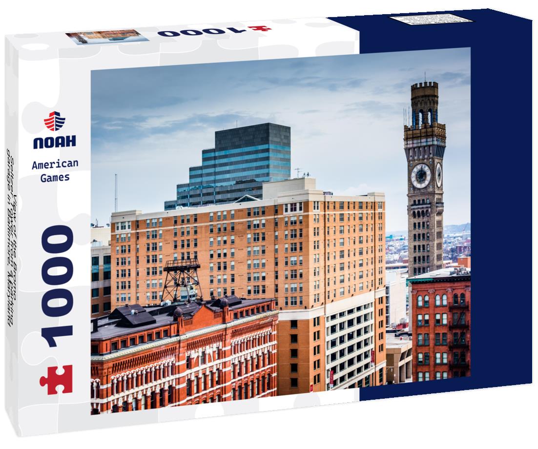 the Bromo-Seltzer Tower from a parking garage in Baltimore, Maryland 1000pc Puzzle