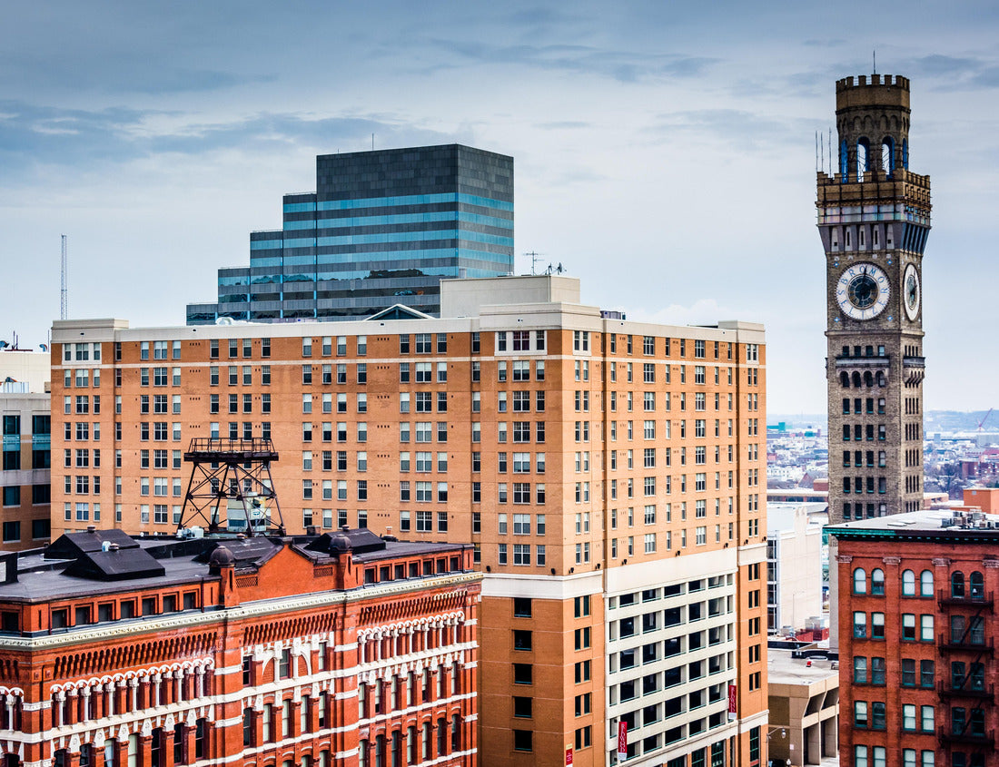 the Bromo-Seltzer Tower from a parking garage in Baltimore, Maryland 1000pc Puzzle