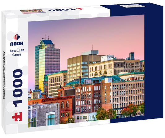 Noah Jigsaw Puzzle Worcester, Massachusetts, USA downtown city skyline 1000 Pieces