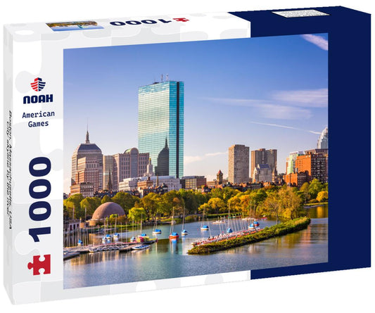 Noah Jigsaw Puzzle Boston, Massachusetts, USA City skyline by the river 1000 Pieces