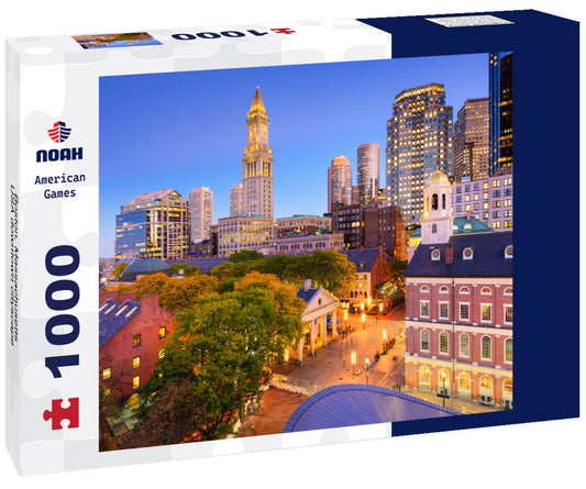 Noah Jigsaw Puzzle Boston, Massachusetts, USA downtown cityscape 1000 Pieces