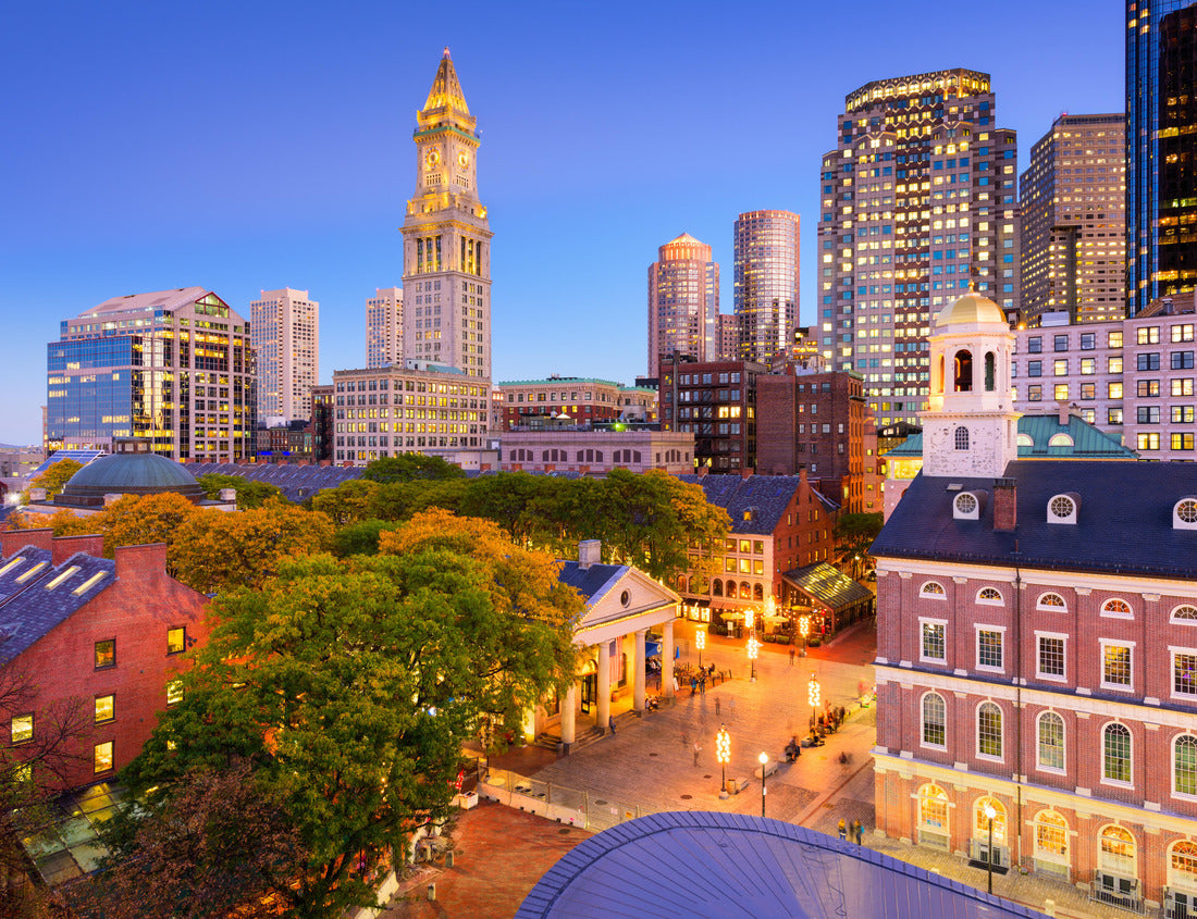Noah Jigsaw Puzzle Boston, Massachusetts, USA downtown cityscape 1000 Pieces