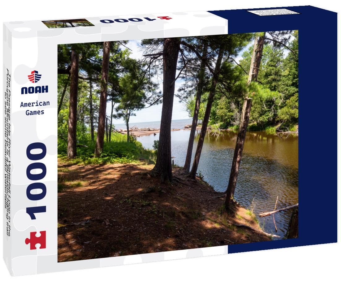 Noah Jigsaw Puzzle The Presque Isle River Waterfall Loop in the Porcupine Mountains is a fantastic hiking trail to see some beautiful waterfalls 1000 Pieces