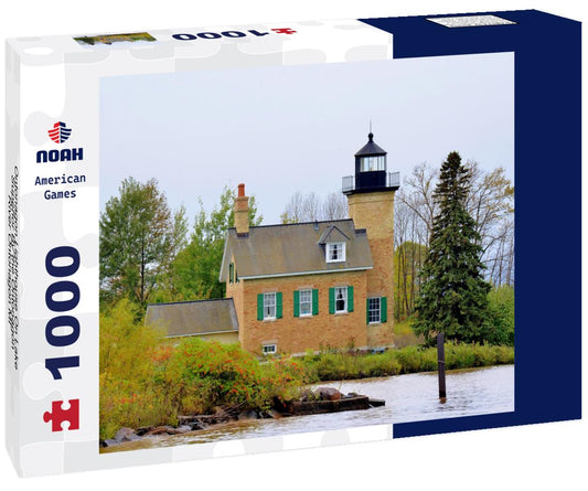 Noah Jigsaw Puzzle Ontonagon Lighthouse On Lake Superior By the Ontonagon River Ontonagon MI 1000 Pieces
