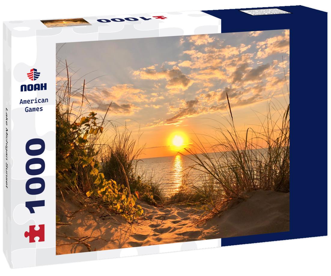 Noah Jigsaw Puzzle Lake Michigan Sunset 1000 Pieces