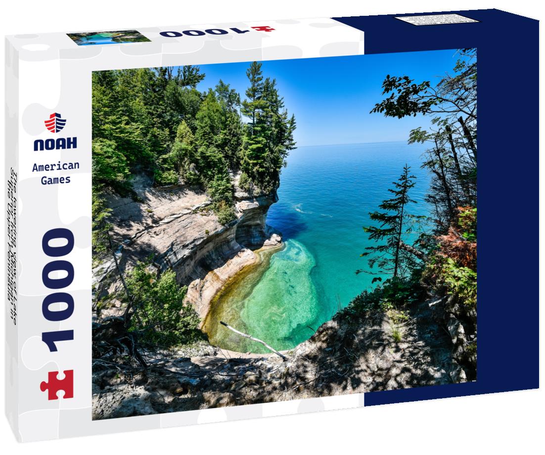 Noah Jigsaw Puzzle The towering view of Lake Superior from Michigan in the Upper Peninsula 1000 Pieces