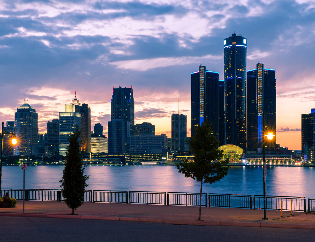 Noah Jigsaw Puzzle Detroit River Sunset 1000 Pieces
