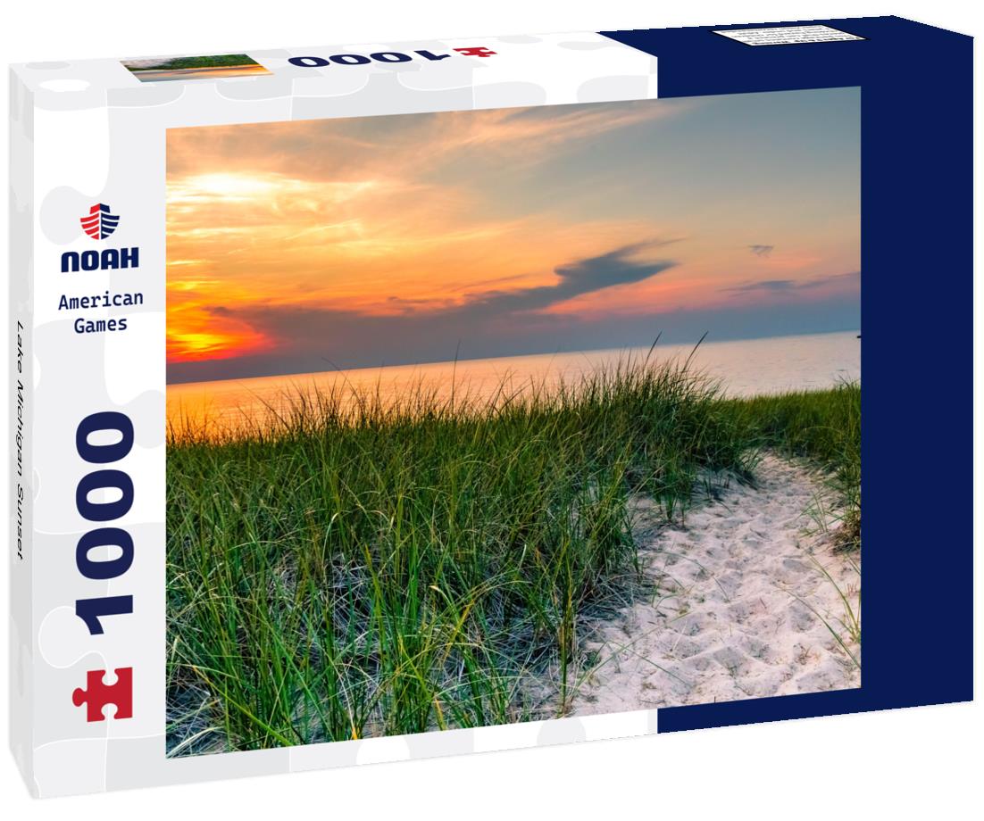 Noah Jigsaw Puzzle Lake Michigan Sunset 1000 Pieces