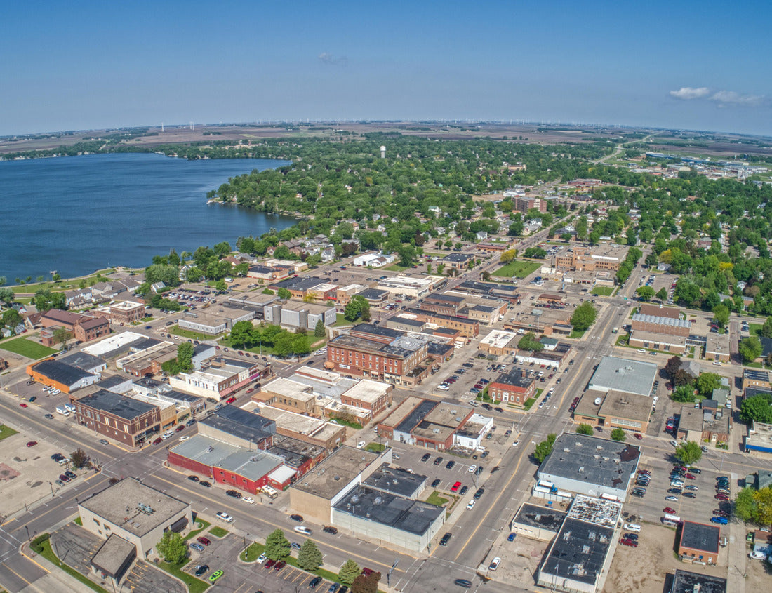 Worthington is a small Town in South West Minnesota with a lake and Pig Factory 1000pc Puzzle